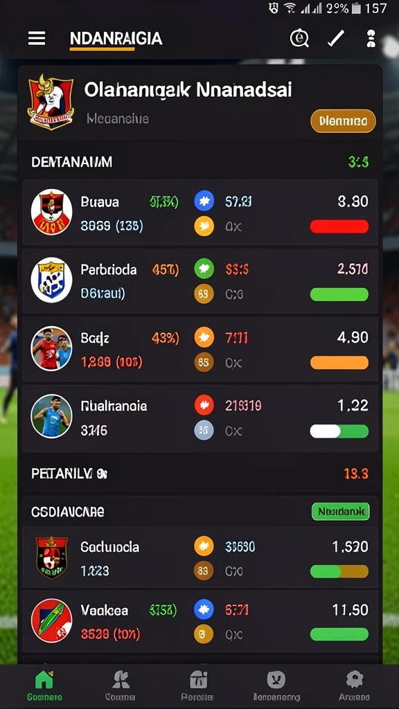Tampilan awal aplikasi yang menarik dan user-friendly.