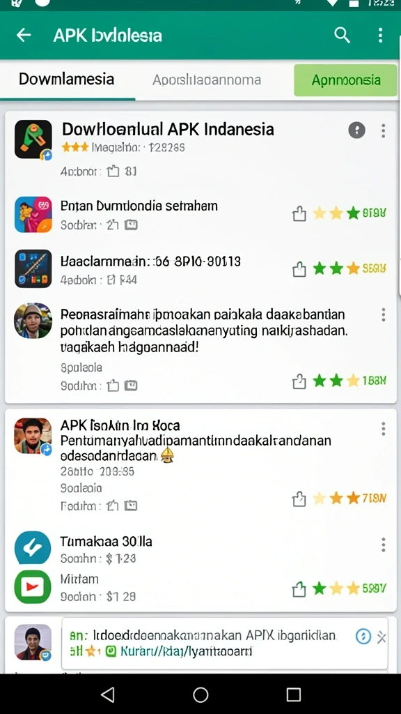 Menu utama dengan berbagai pilihan permainan yang seru.