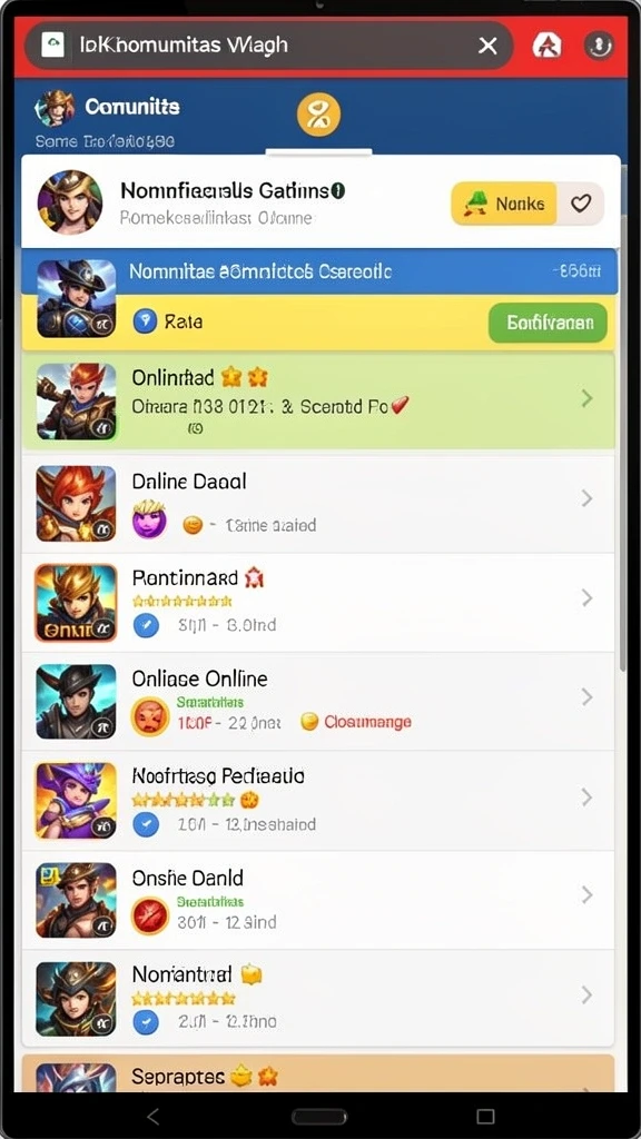 Level yang beragam dan penuh tantangan.