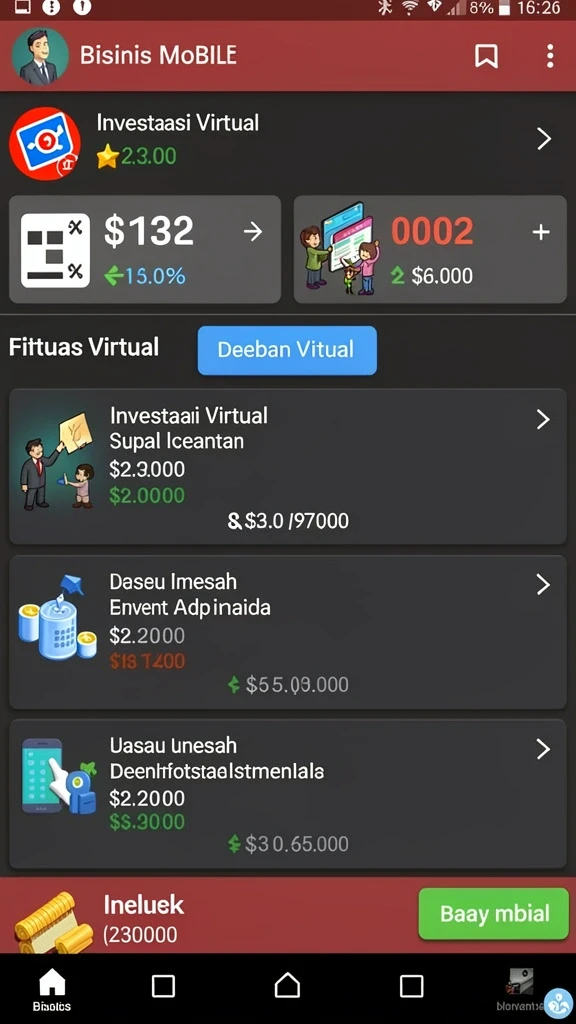 Berbagai pilihan permainan yang seru dan menantang.