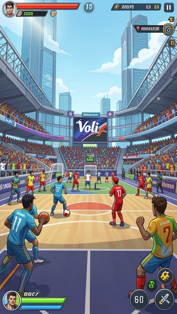 Screenshot menunjukkan fitur multiplayer yang seru dalam DEWI11.