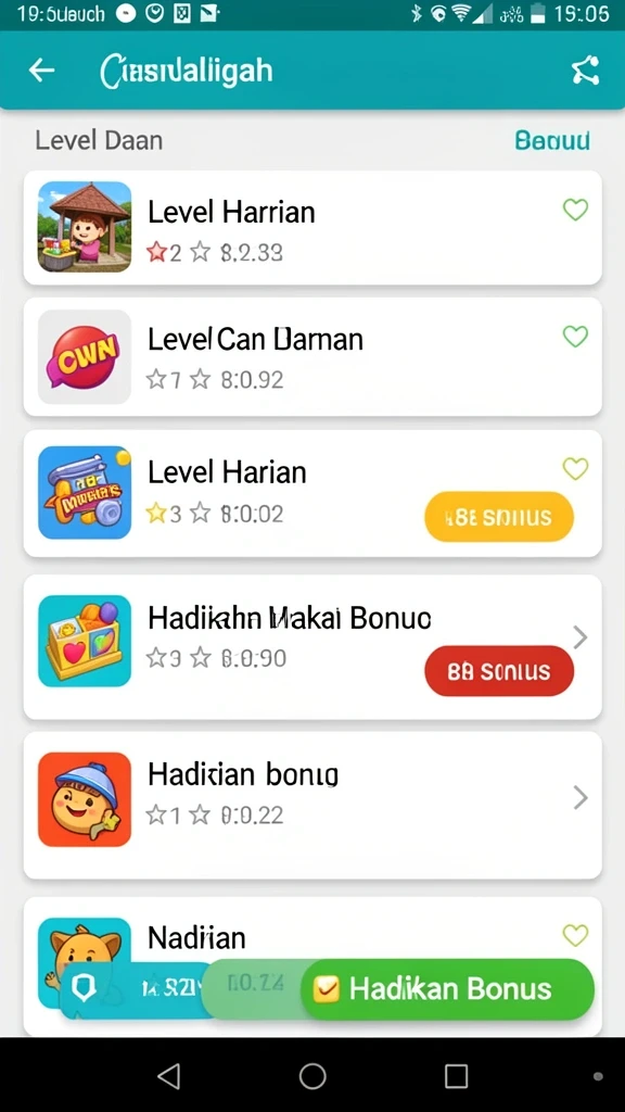 Tampilan antarmuka yang menarik dan user-friendly.