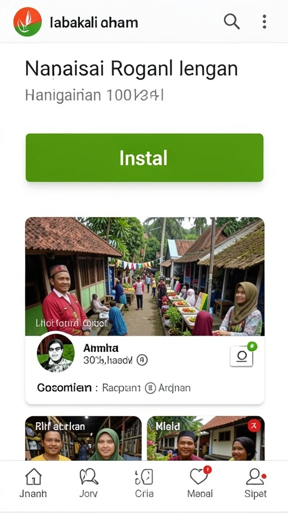 Cuplikan dari karakter kustomisasi yang beragam.