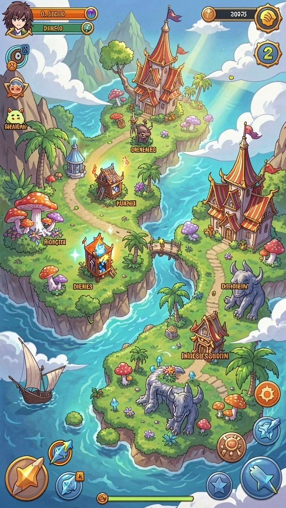 Screenshot dari fitur multiplayer yang mengasyikkan.