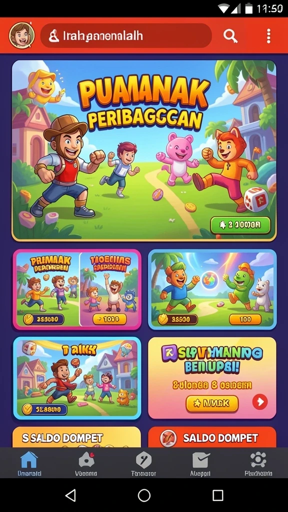 Tampilan antarmuka yang modern dan menarik.
