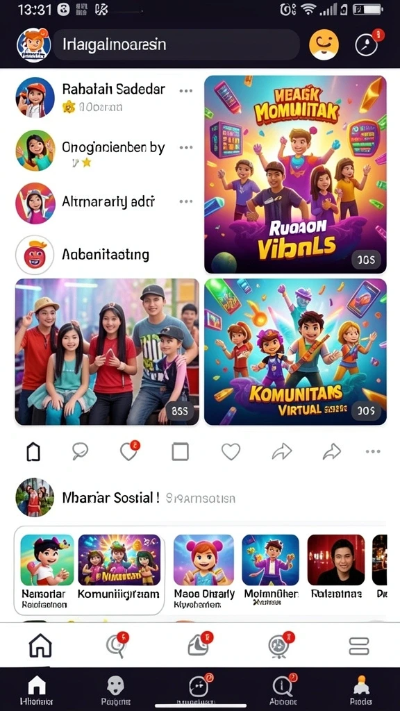 Tampilan antarmuka yang menarik dan mudah digunakan.