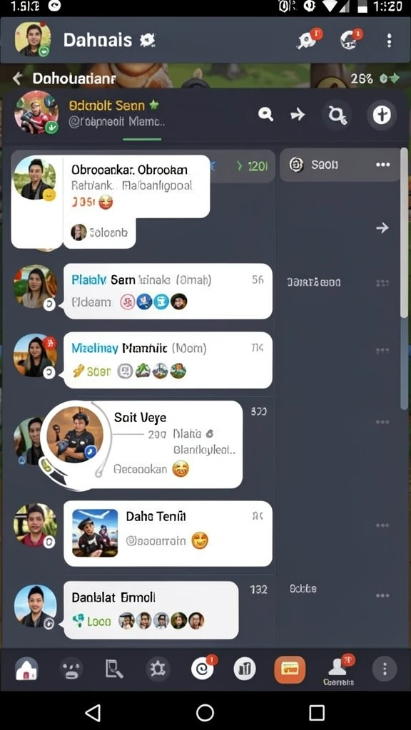 Tampilan menu utama LK777 yang menarik dan intuitif.