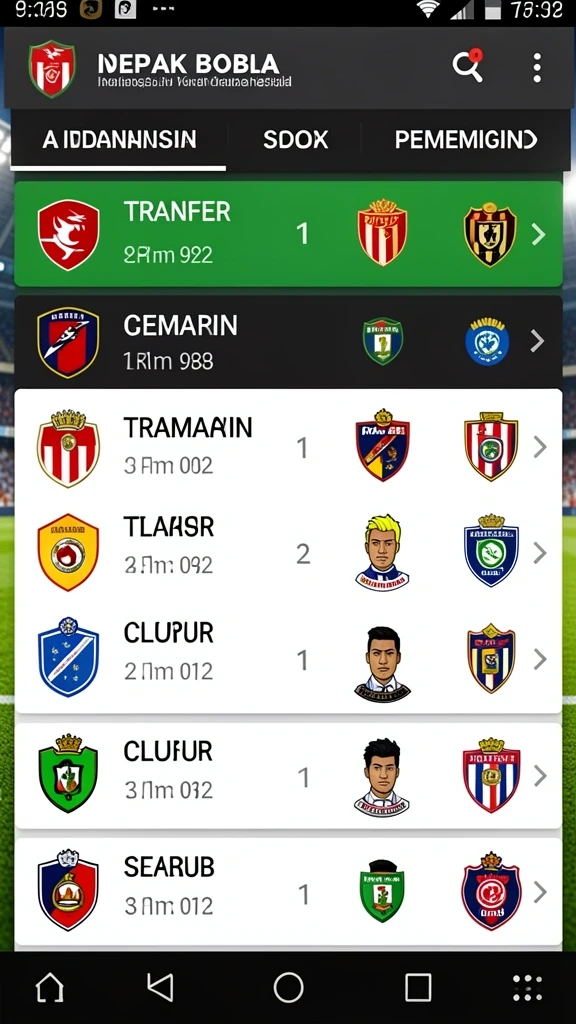 Beragam pilihan tema menarik dan warna-warni.