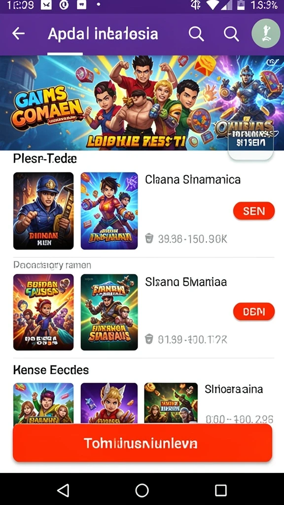 Tangkapan layar karakter baru yang menarik.