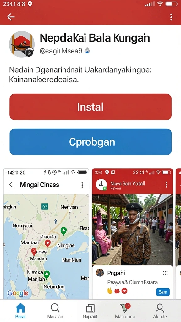 Tampilan antarmuka yang sederhana dan menarik.