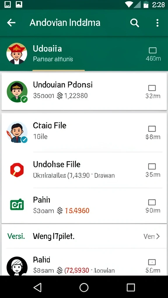 Grafik permainan meja klasik yang realistis dan menarik.