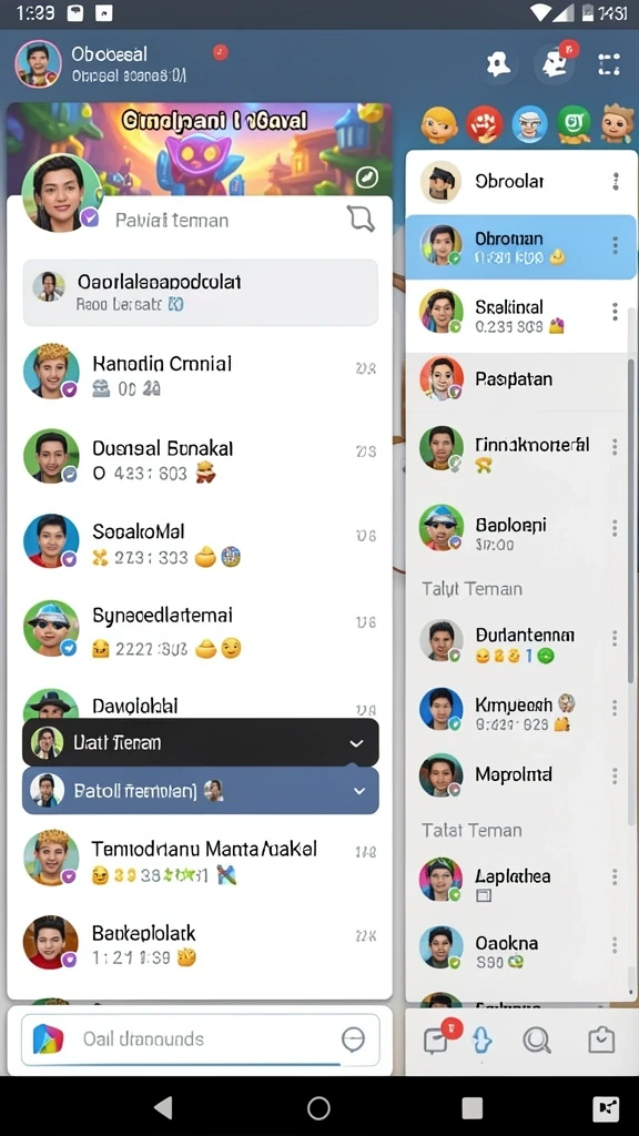Berbagai tantangan menarik dalam setiap level.