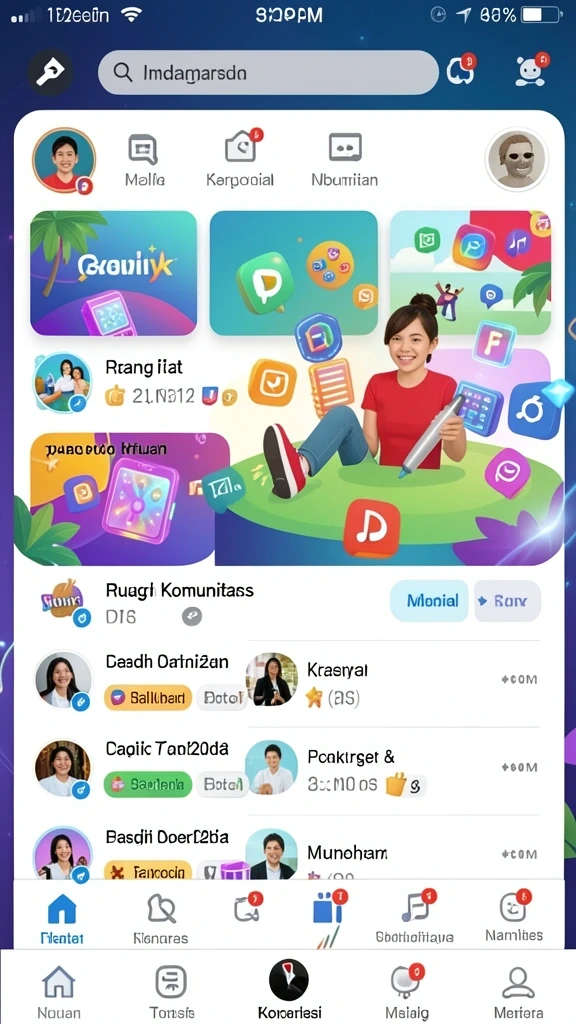 Level menantang dengan berbagai rintangan unik.