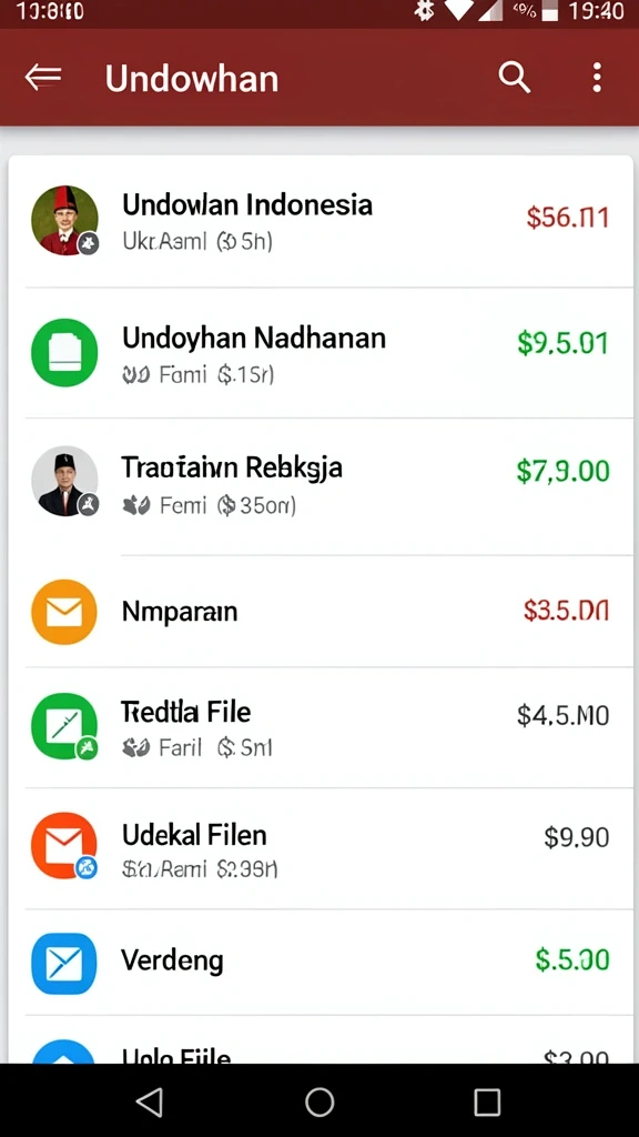 Tampilan karakter unik dalam OVO99.