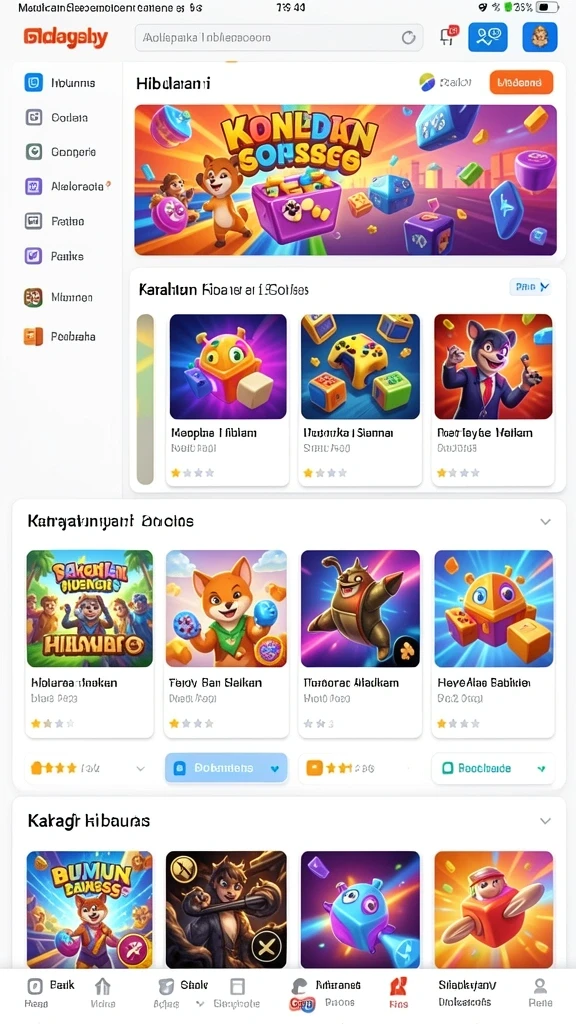 Tangkapan layar menampilkan variasi item menarik yang bisa didapatkan dalam permainan.