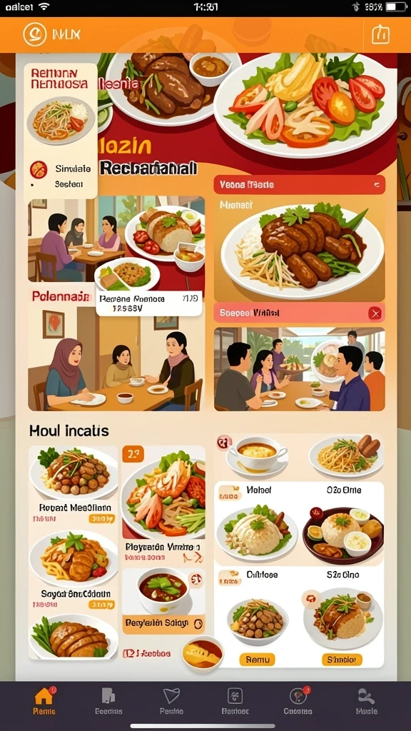 Menampilkan beberapa karakter unik yang tersedia untuk dipilih.
