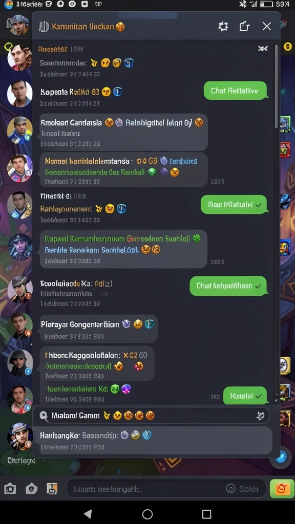 Komunitas aktif yang siap berinteraksi dan bersaing.