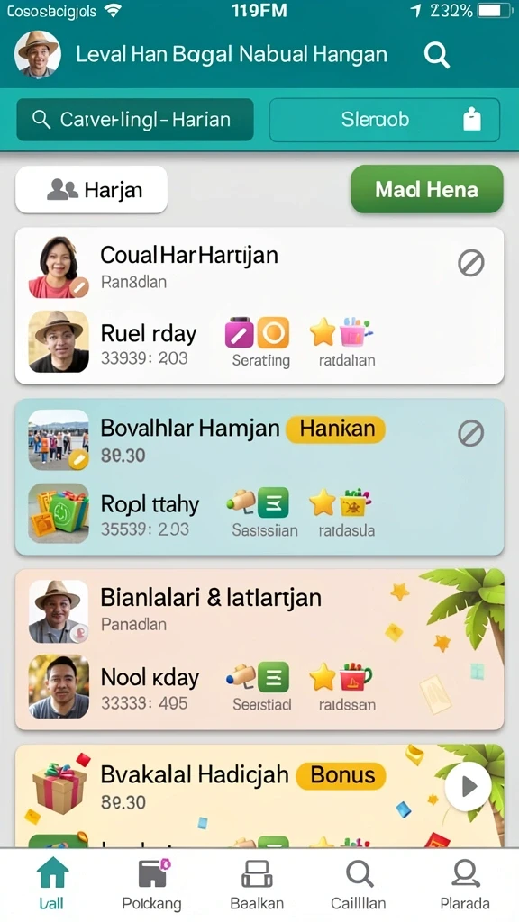 Tampilan antarmuka yang menarik dan ramah pengguna.