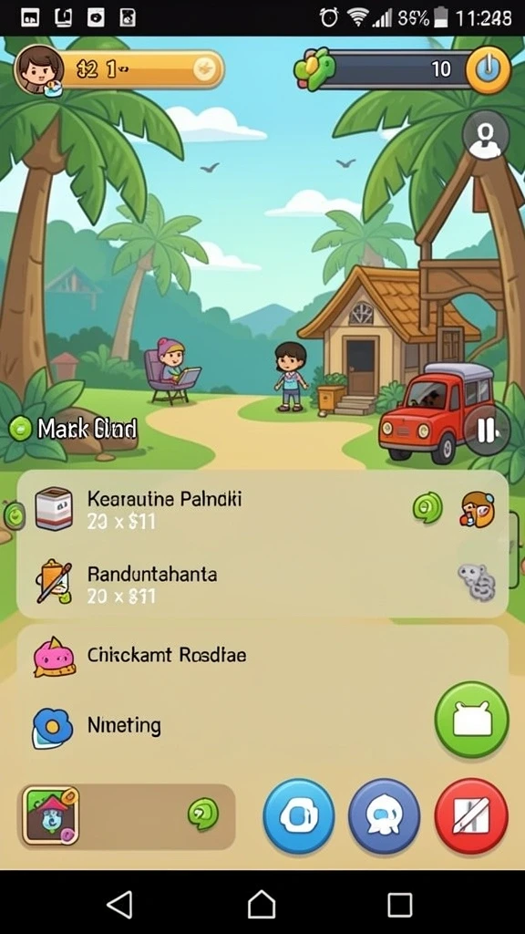 Karakter yang beragam dan menarik.