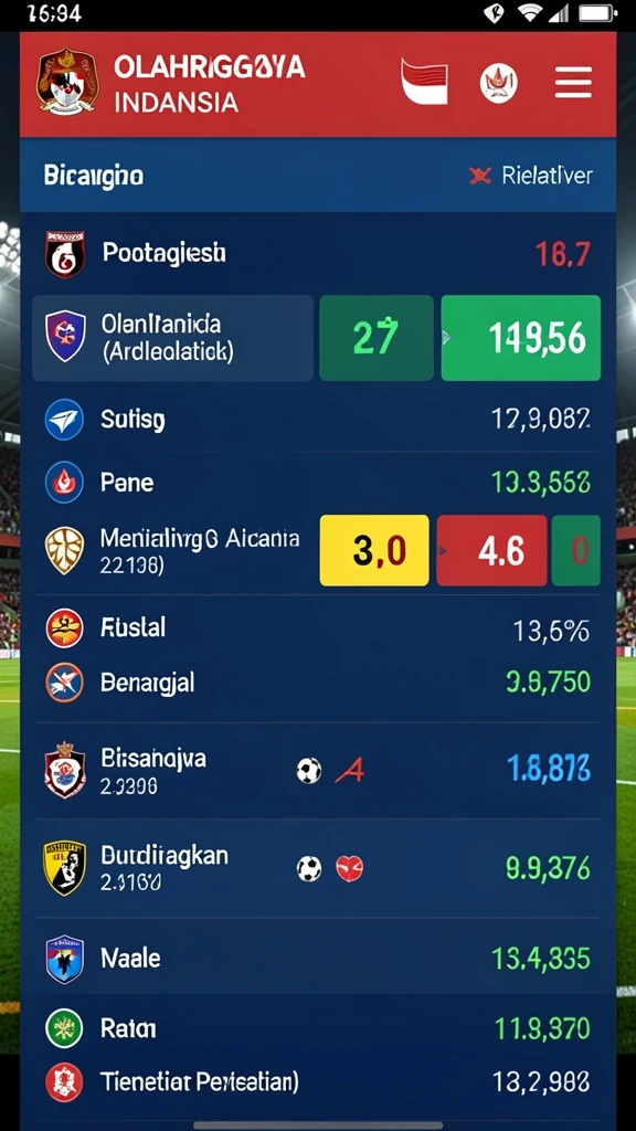 Screenshot aplikasi TVTOTO menampilkan antarmuka pengguna yang ramah.