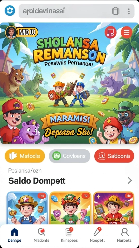 Tangkapan layar menunjukkan mode multiplayer yang seru.