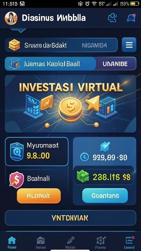 Tantangan seru di setiap level.