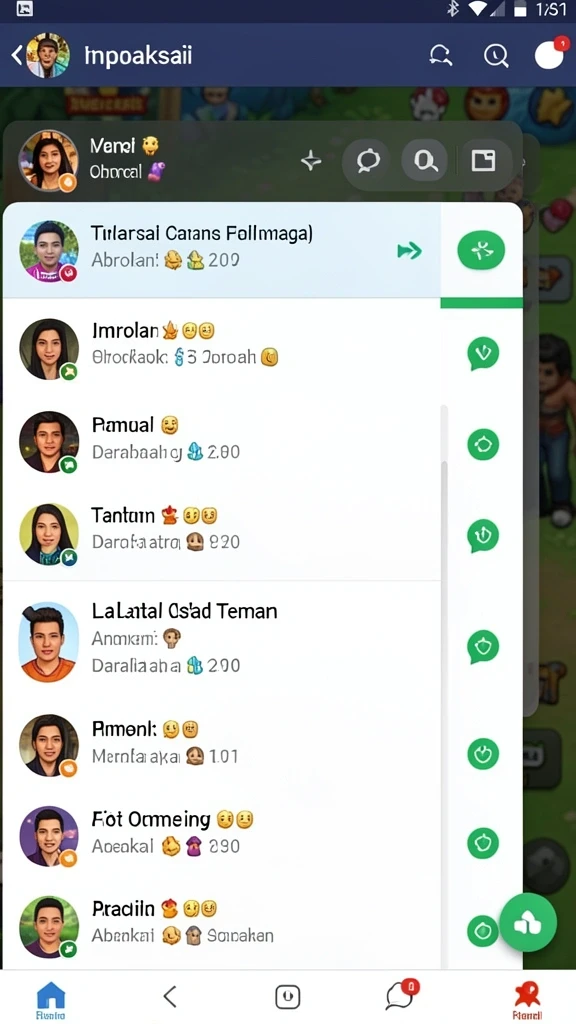 Tangkapan layar menunjukkan gameplay yang intens.