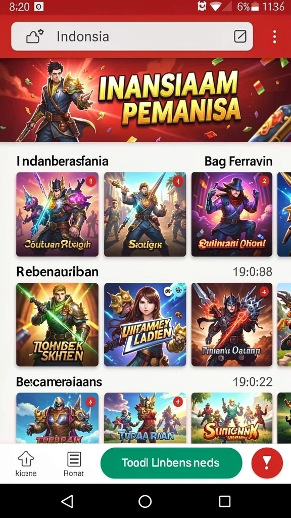 Tampilan awal WIRANAGA yang memikat.