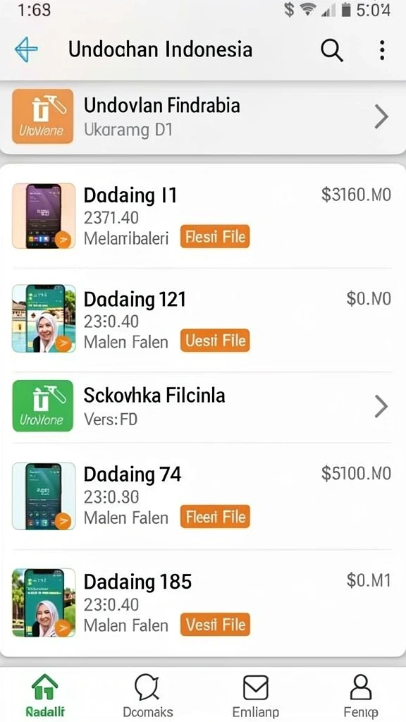 Tampilan antarmuka pengguna yang intuitif dan mudah dinavigasi.