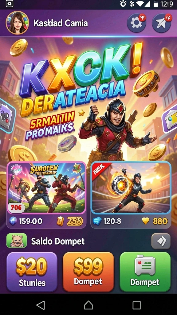 Misi menarik yang menantang kemampuan bermain Anda.